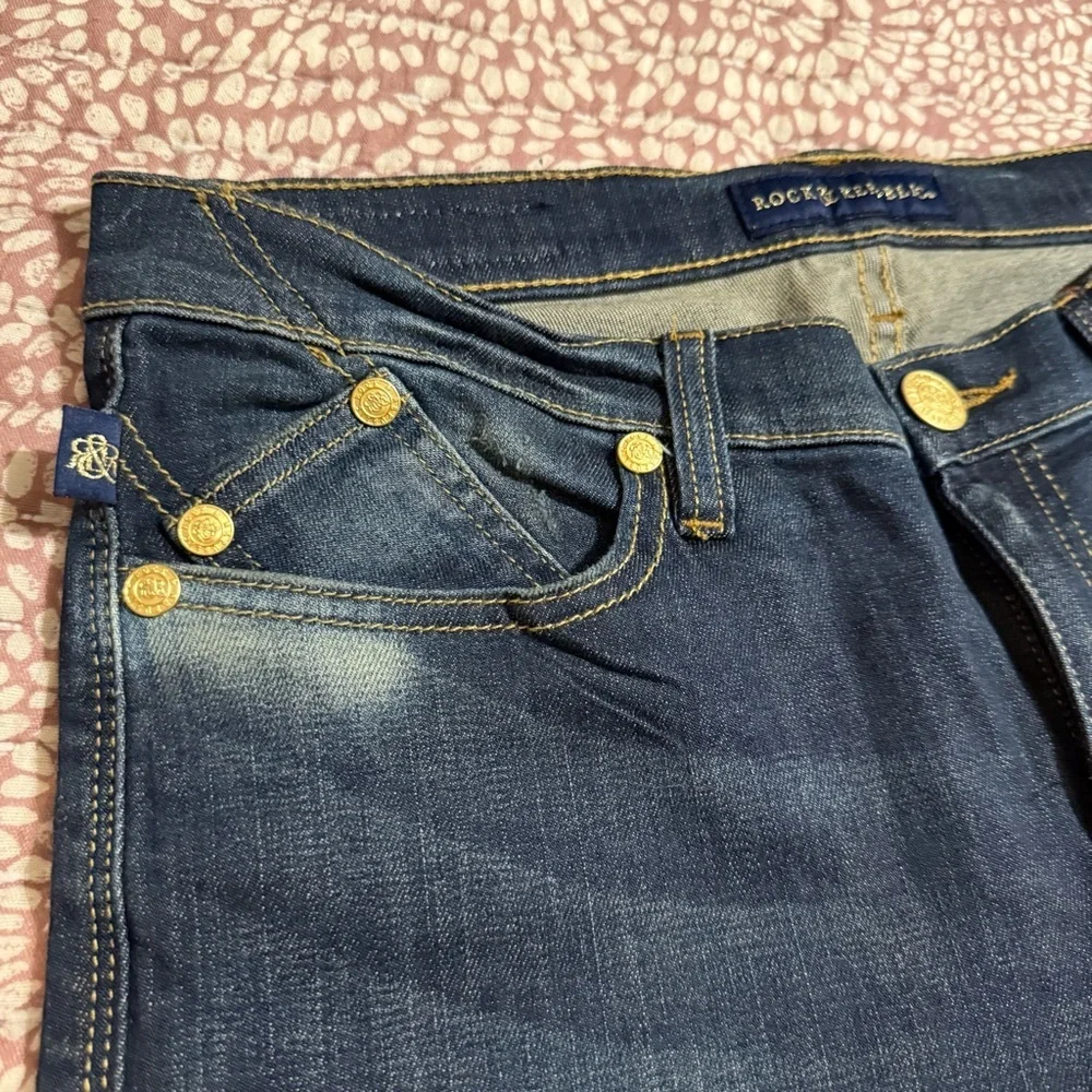 Rock & Republic Dark Blue Skinny Jeans‎
